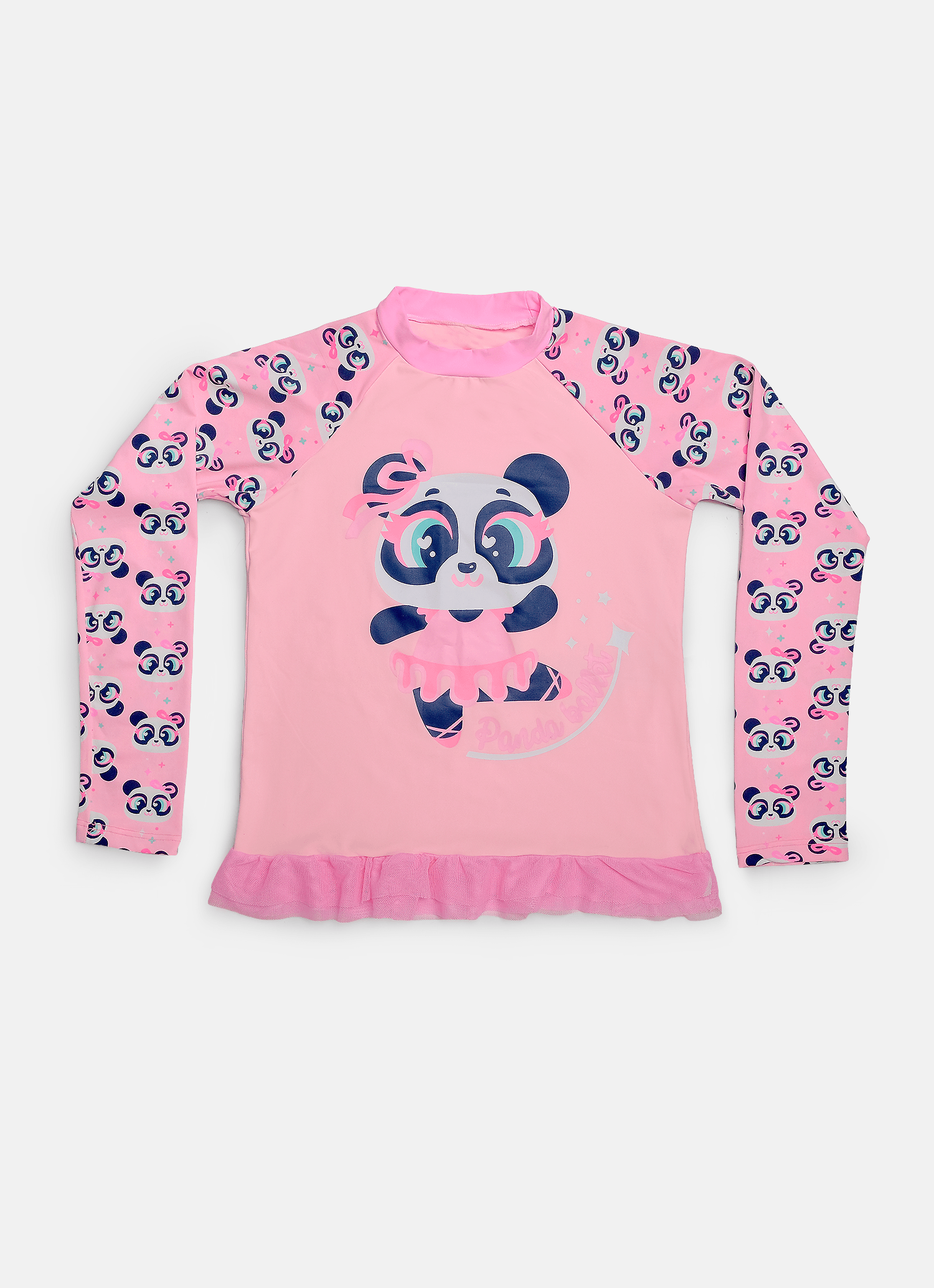 Camiseta-Manga-Longa-Com-Protecao-Solar-Menina-Panda-Ballet