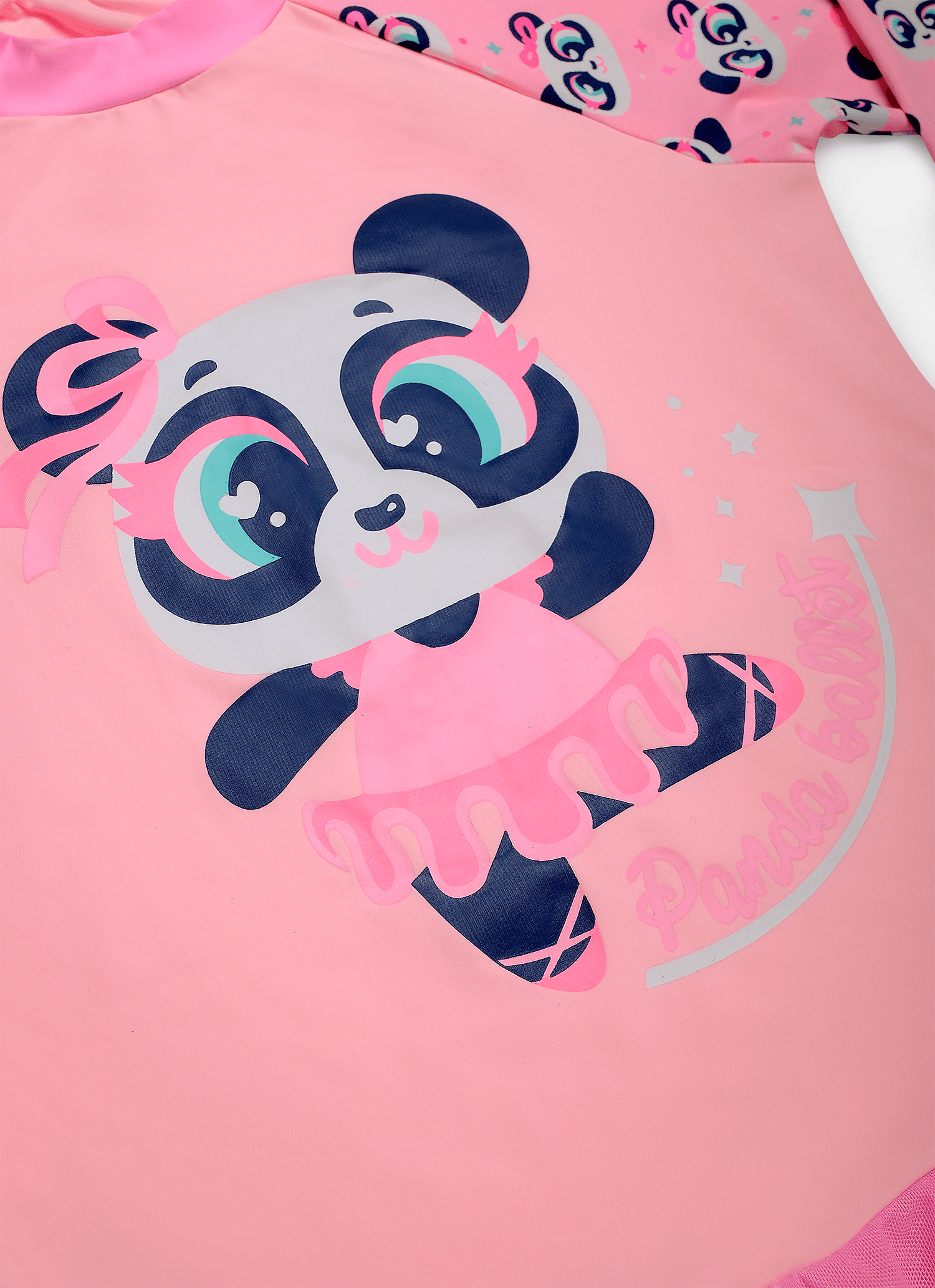 Camiseta-Manga-Longa-Com-Protecao-Solar-Menina-Panda-Ballet