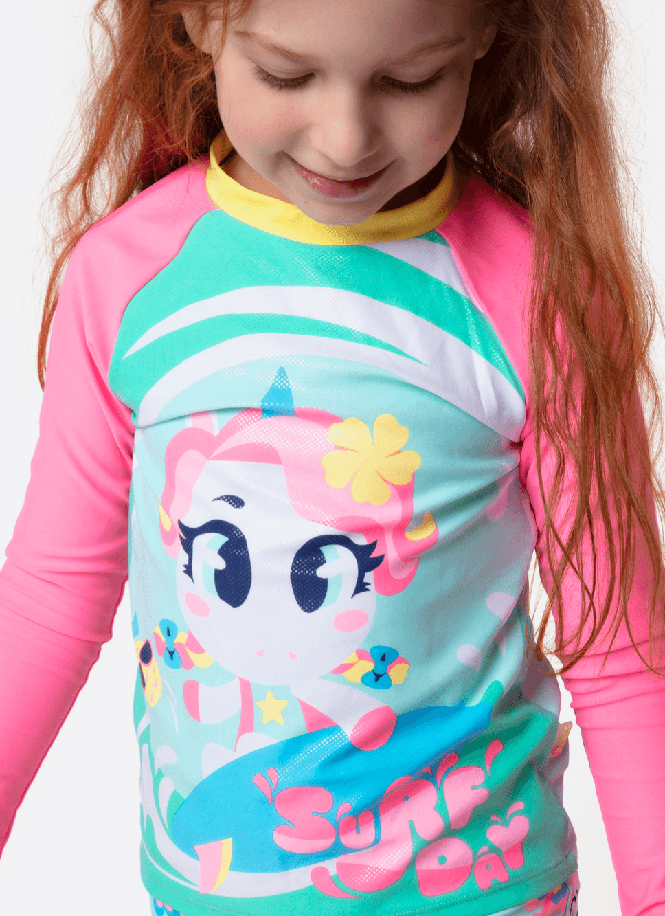 Camiseta-Manga-Longa-Com-Protecao-Solar-Menina-Unicornio-Aloha