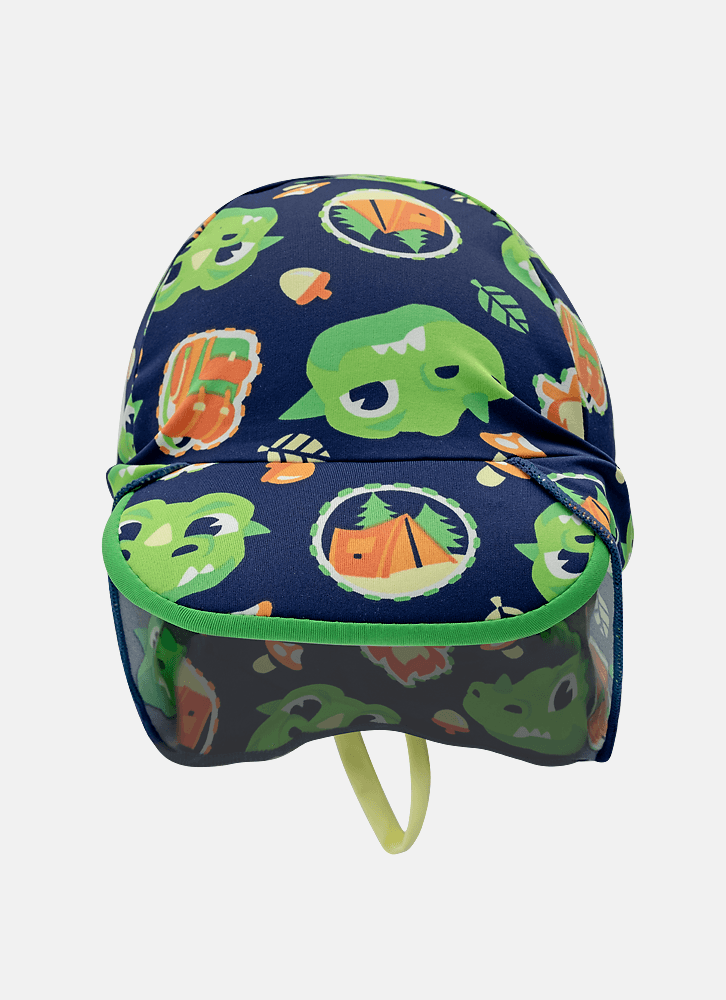 Chapeu-Com-Protecao-Solar-Bebe-Menino-Dragao-Camping
