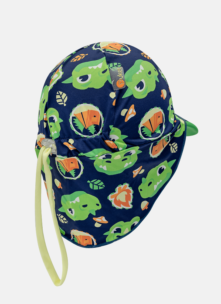 Chapeu-Com-Protecao-Solar-Bebe-Menino-Dragao-Camping