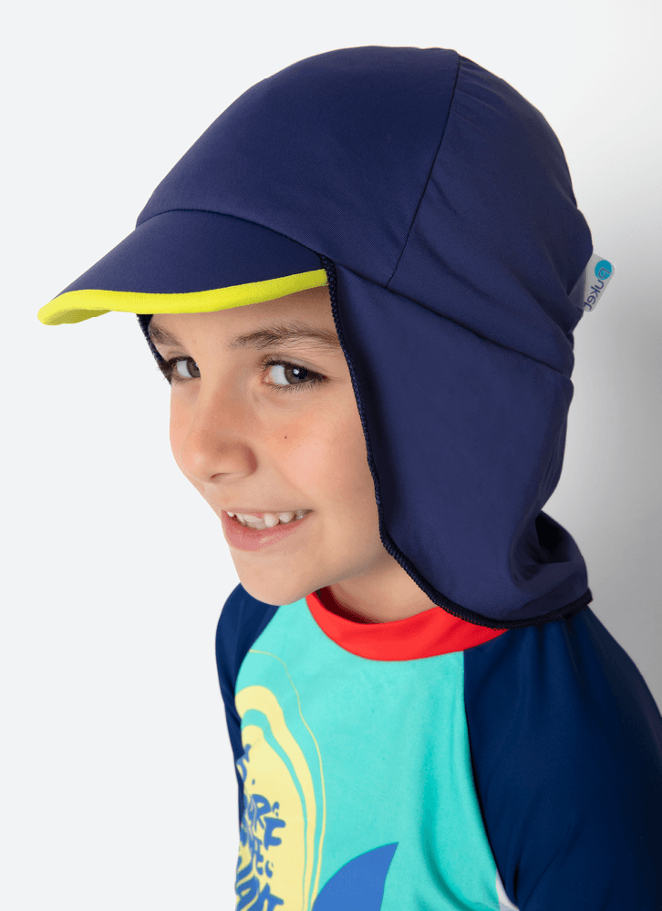 Chapeu-Com-Protecao-Solar-Menino-Color-Block-Azul-Marinho