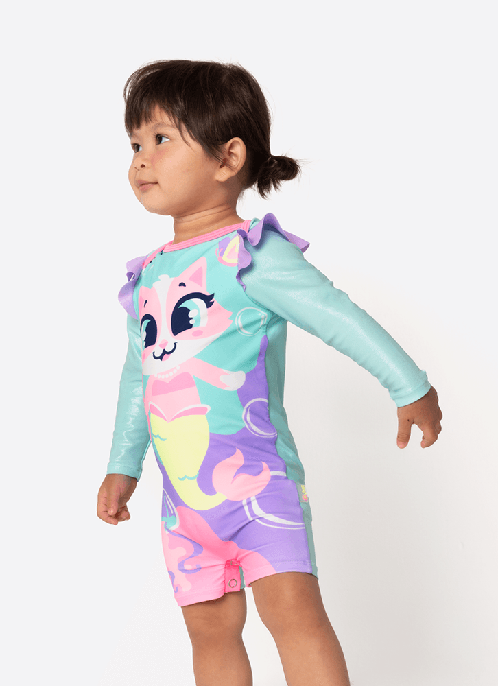 Macacao-Manga-Longa-Com-Protecao-Solar-Bebe-Menina-Gata-Sereia