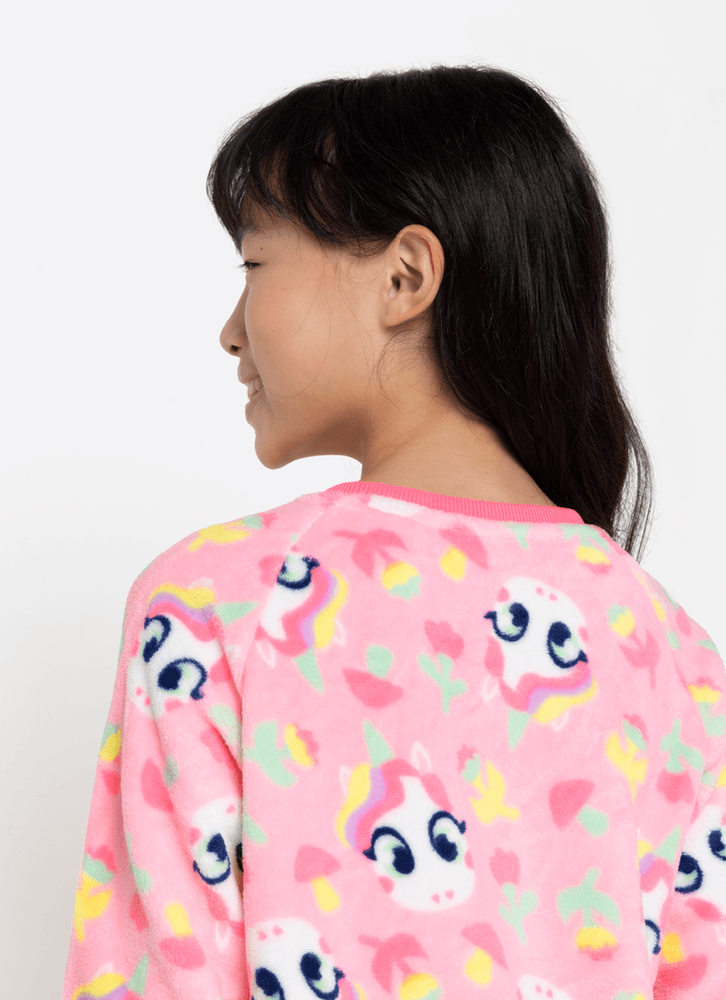 Pijama-Manga-Longa-Soft-Menina-Teen-Unicornio-Encantada