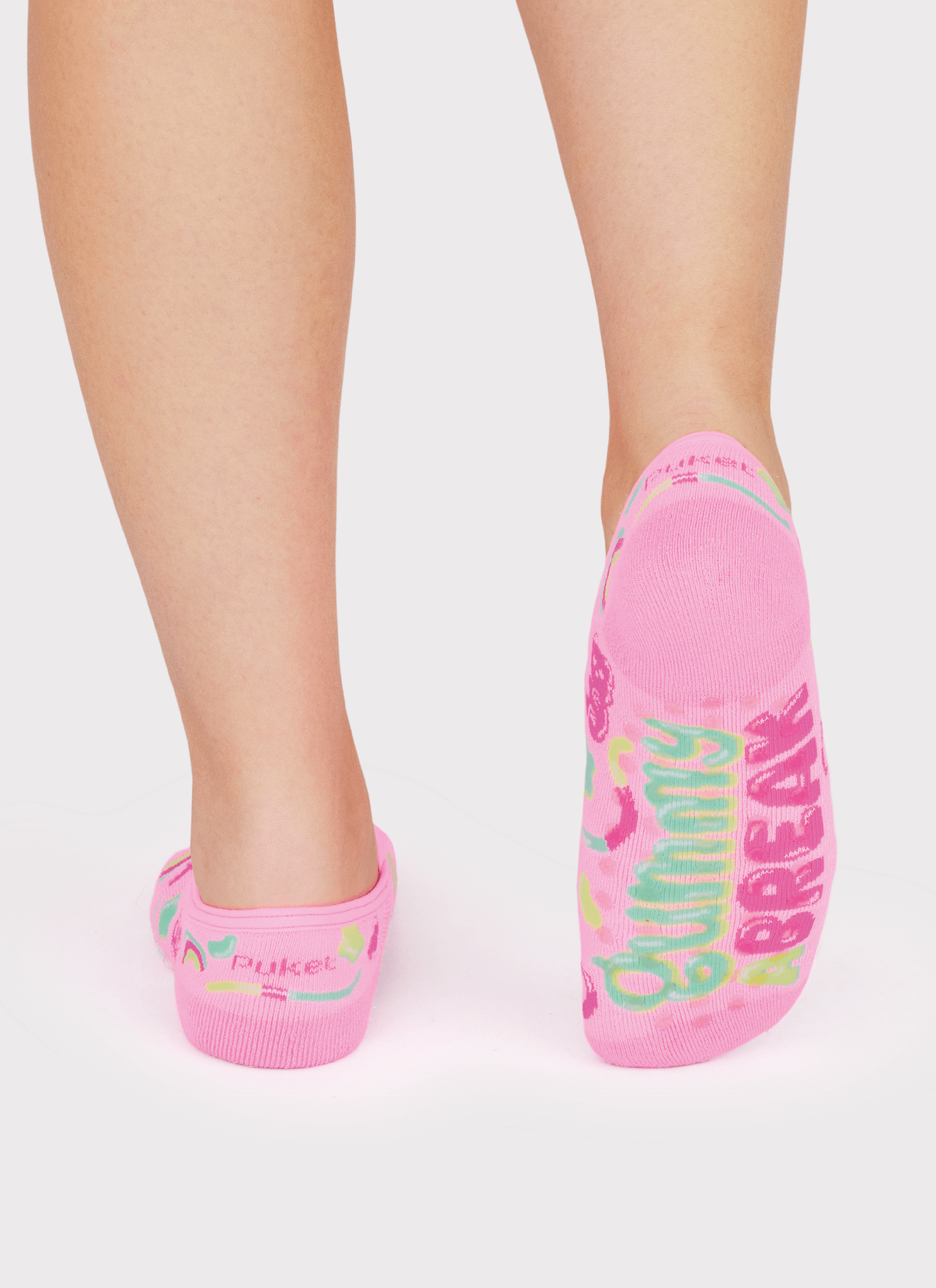 Meia-Sapatilha-Antiderrapante-Feminina-Gummy-Bear