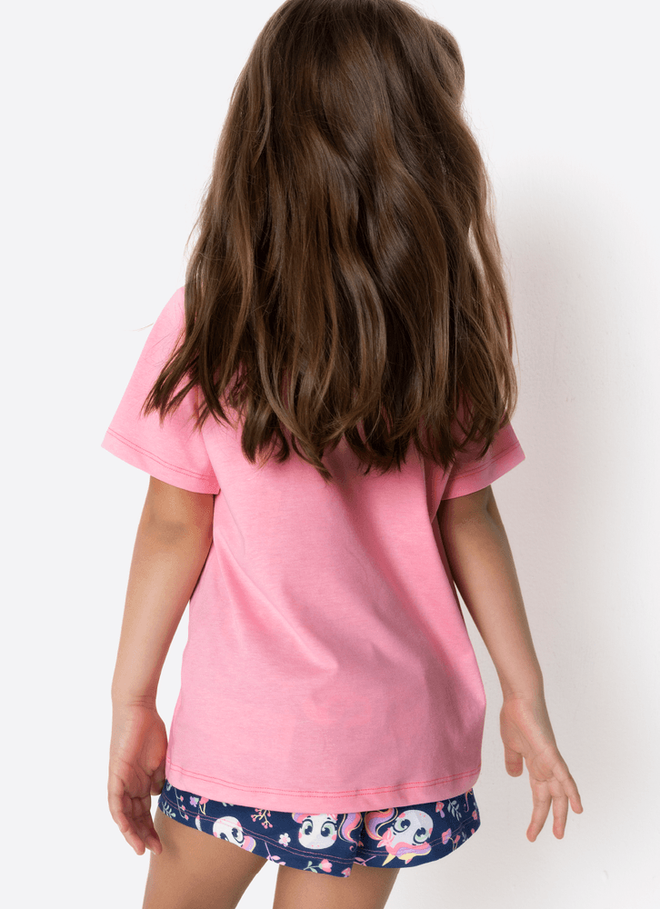 Pijama-Manga-Curta-Menina-Unicornio-Encantada