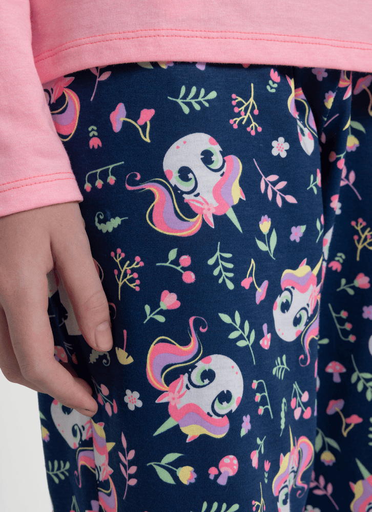 Pijama-Manga-Longa-Menina-Teen-Unicornio-Encantada
