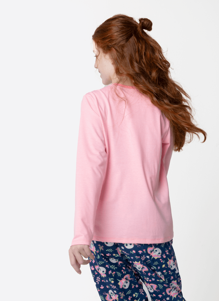Pijama-Manga-Longa-Menina-Teen-Unicornio-Encantada