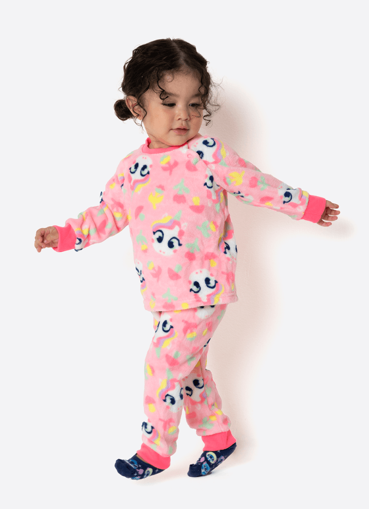 Pijama-Manga-Longa-Soft-Bebe-Menina-Unicornio-Encantada