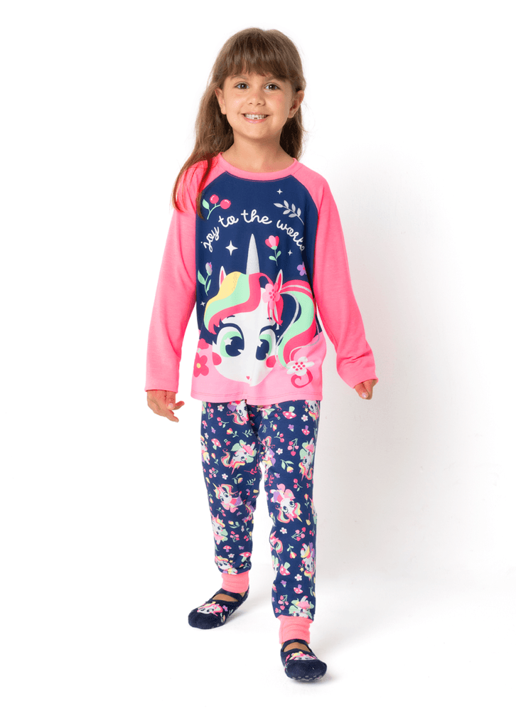 Pijama-Manga-Longa-Menina-Unicornio-Encantada