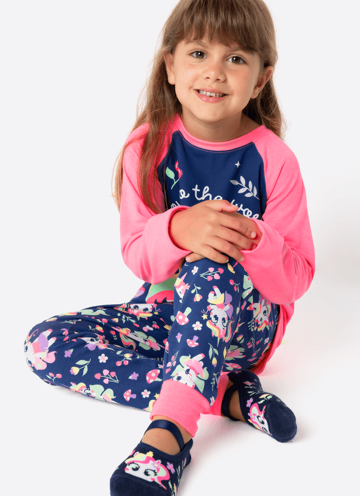 Pijama-Manga-Longa-Menina-Unicornio-Encantada