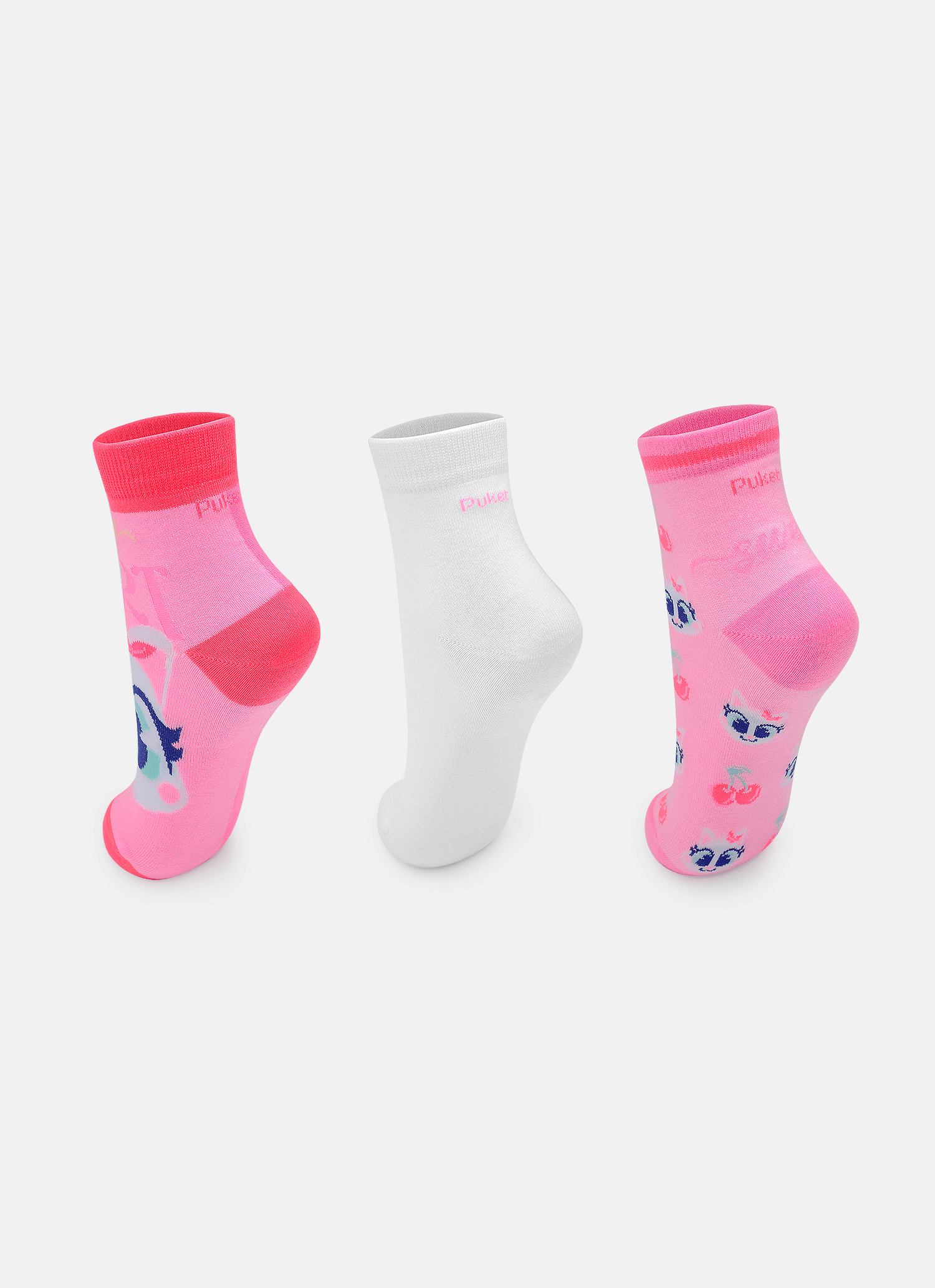 Kit-Com-3-Meias-Cano-Curto-Feminino-Gata-Cereja