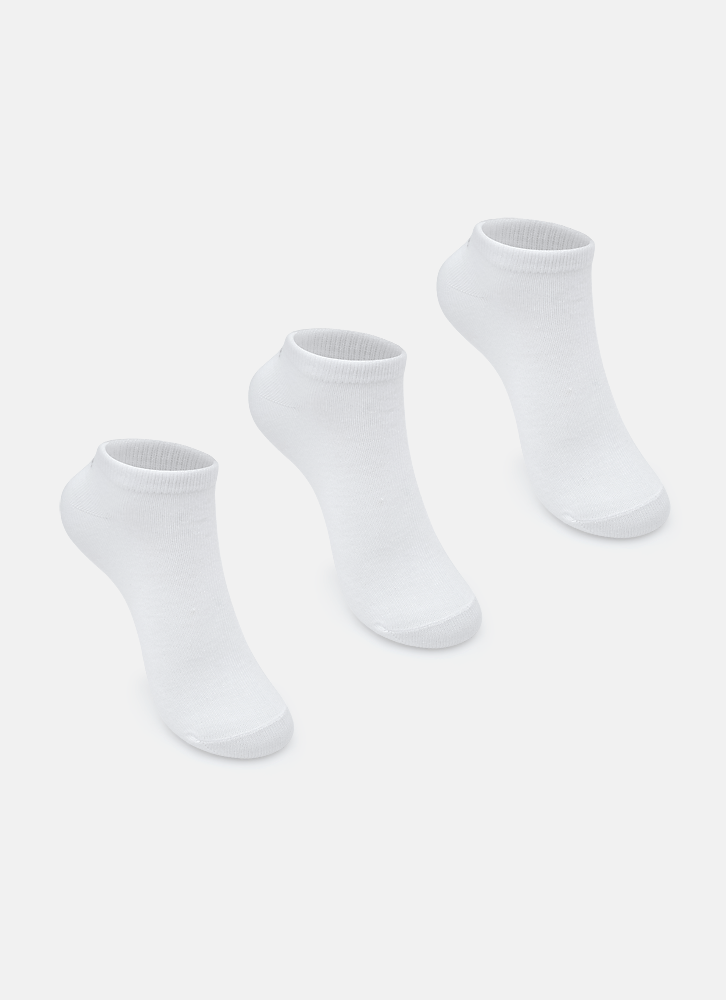Kit-Com-3-Meias-Cano-Curto-Kids-Unissex-Lisas