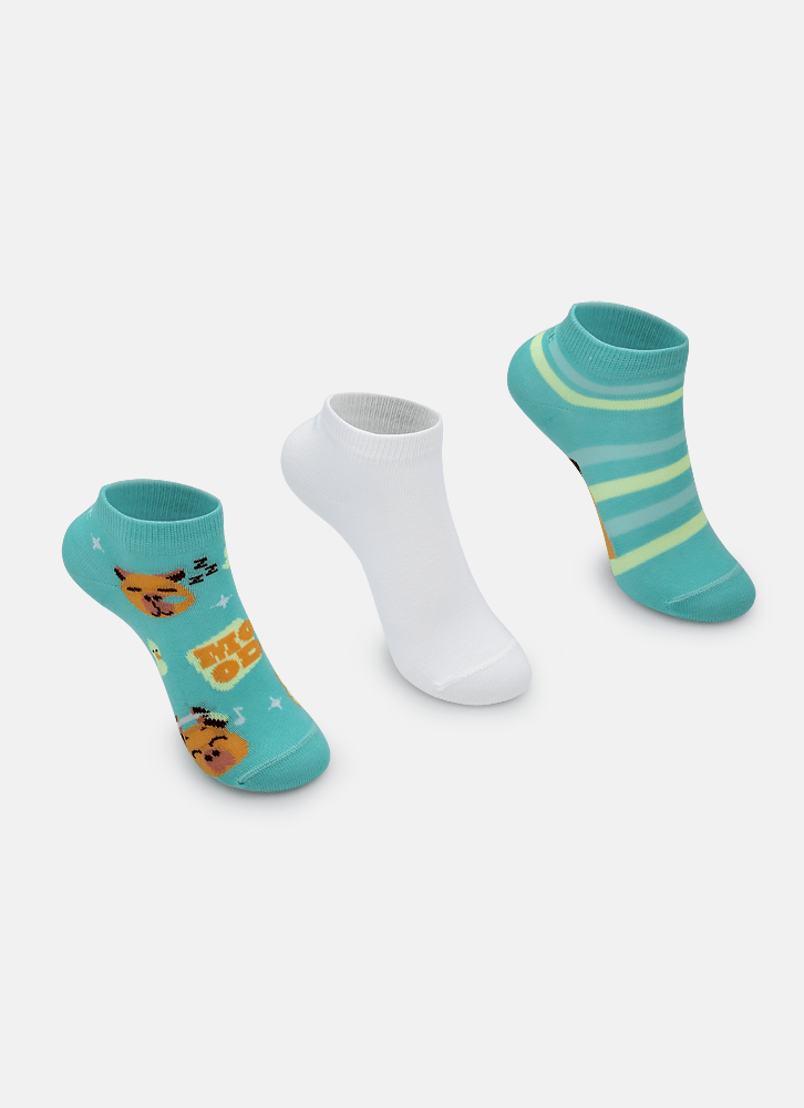 Kit-Com-3-Meias-Cano-Curto-Kids-Unissex-Capy-Bora