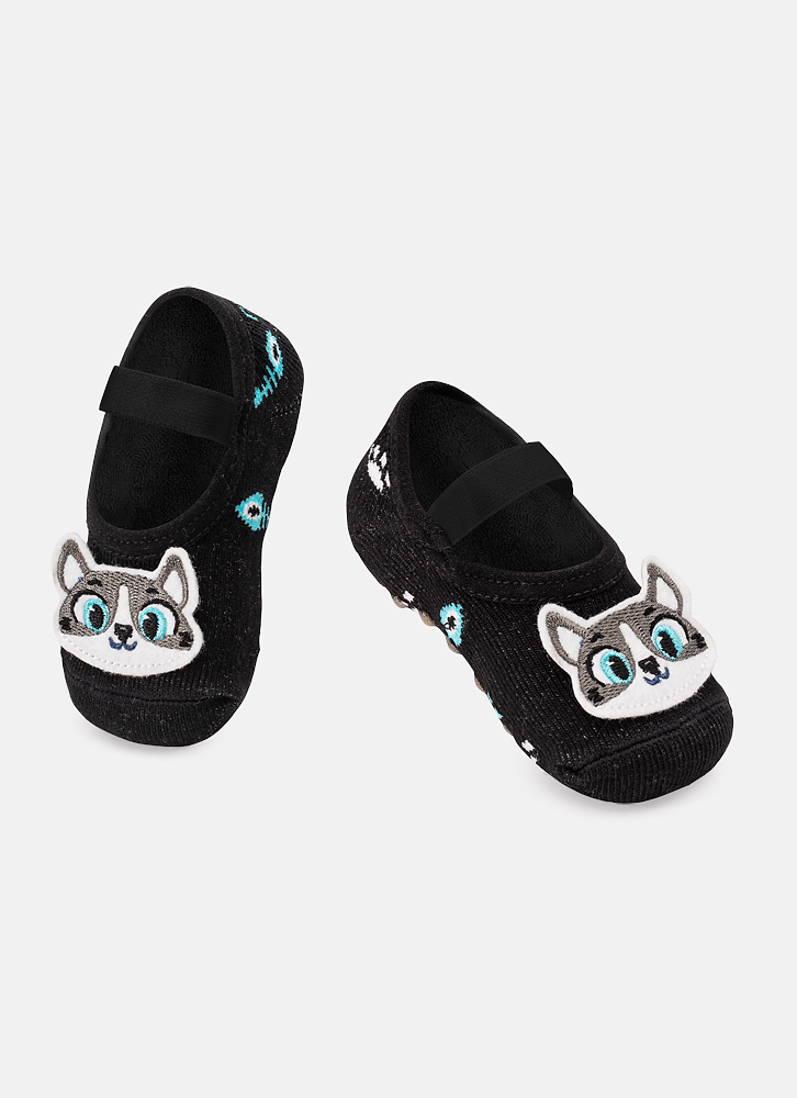 Meia-Sapatilha-Antiderrapante-Bebe-Menino-Gato