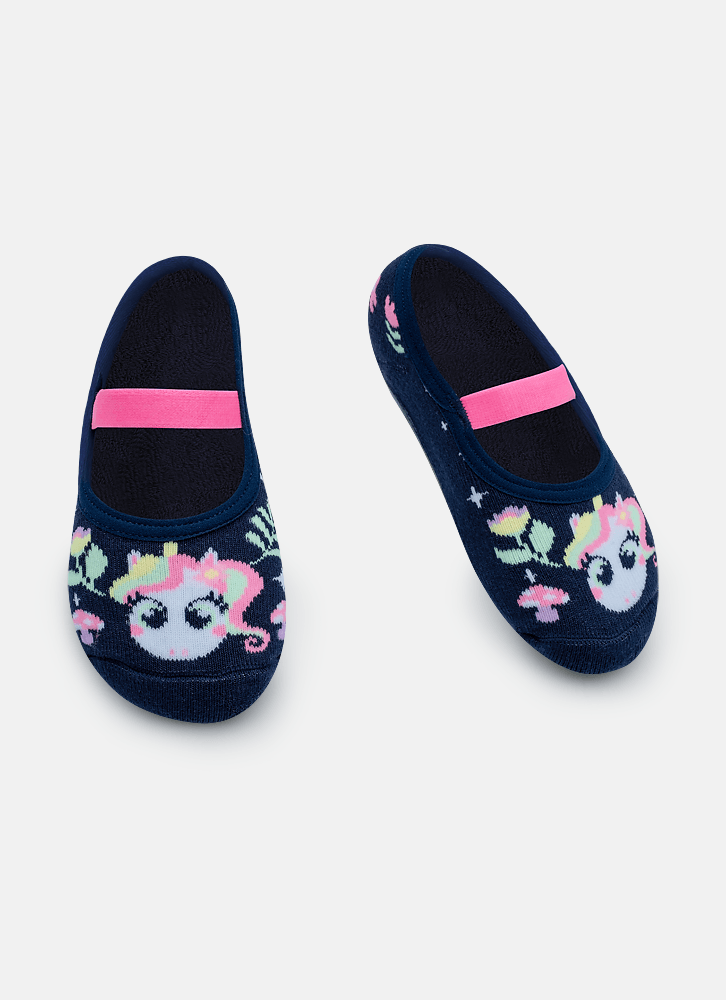 Meia-Sapatilha-Com-Sola-Emborrachada-Menina-Unicornio-Encantada