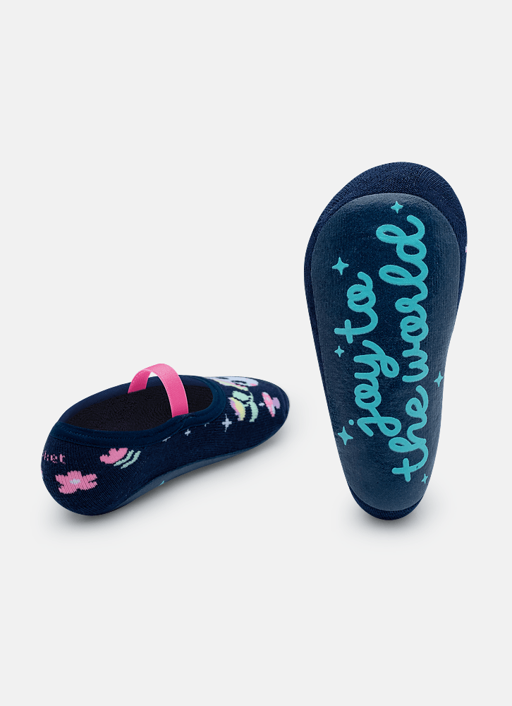 Meia-Sapatilha-Com-Sola-Emborrachada-Menina-Unicornio-Encantada