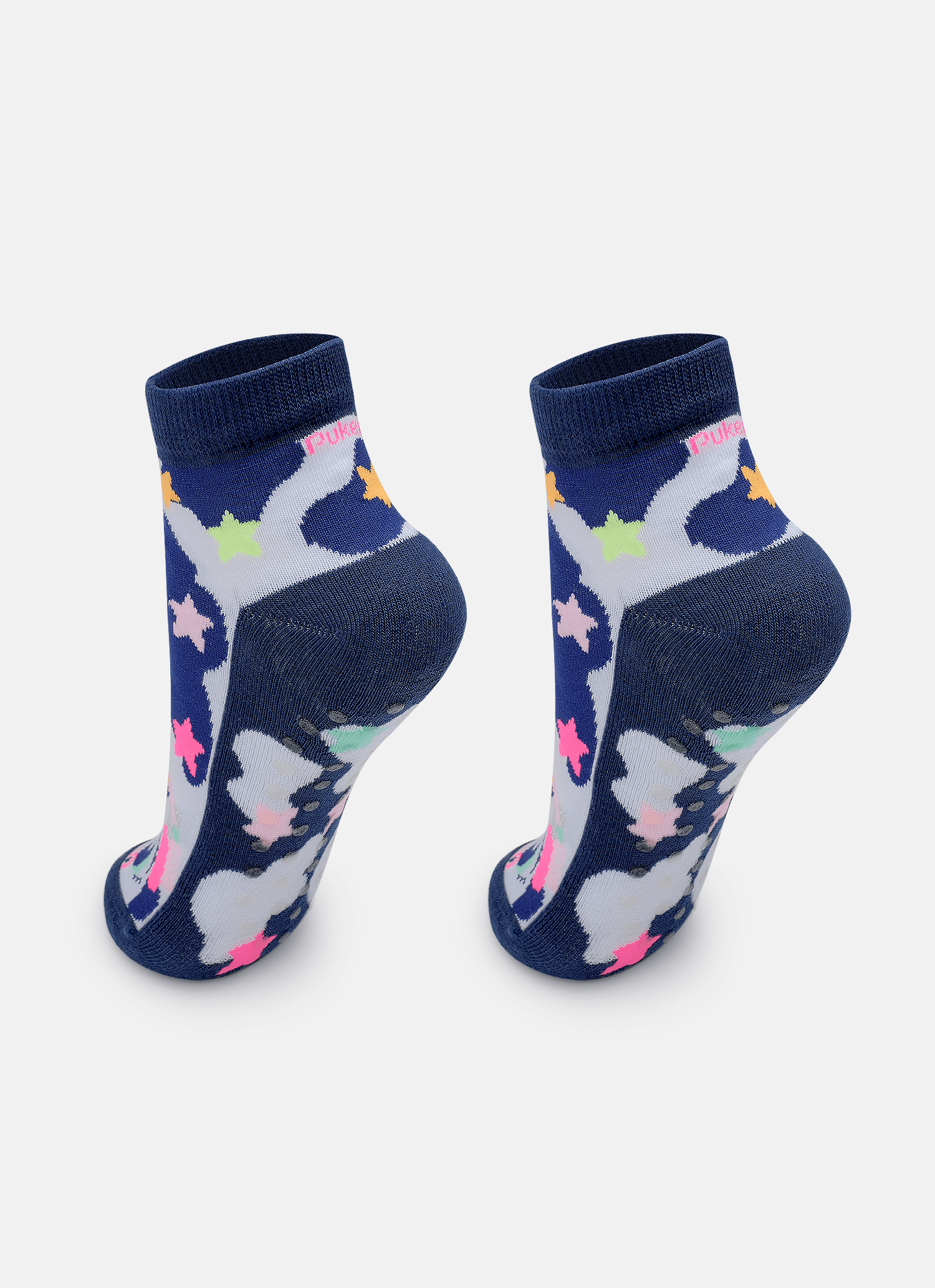 Meia-Cano-Curto-Antiderrapante-Feminina-Vaca-Moosic