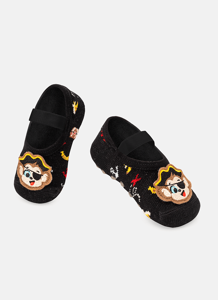 Meia-Sapatilha-Antiderrapante-Bebe-Menino-Macaco