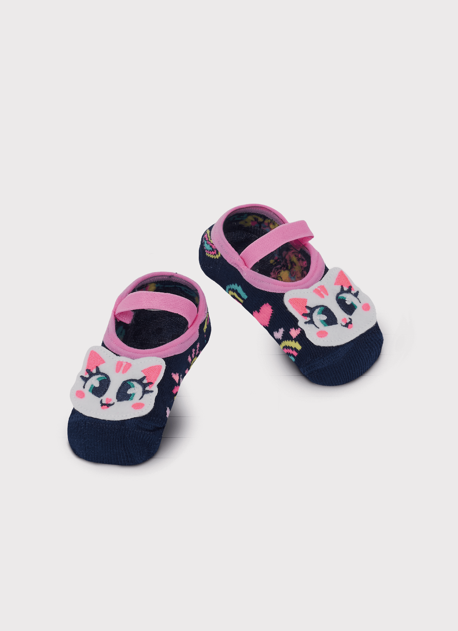 Meia-Sapatilha-Antiderrapante-Bebe-Menina-Gata