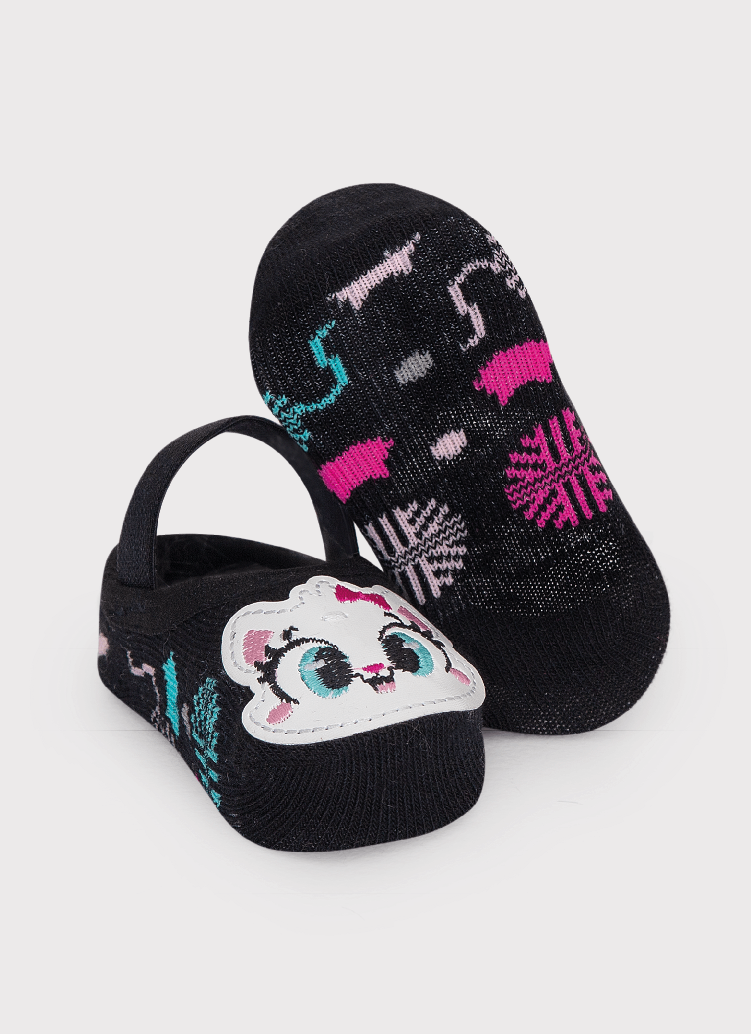 Meia-Sapatilha-Antiderrapante-Bebe-Menina-Gata