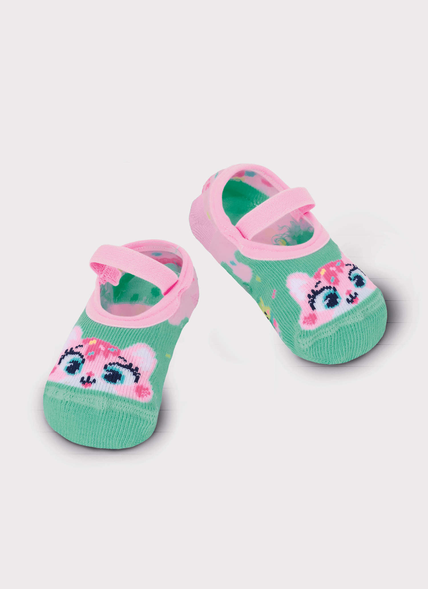 Meia-Sapatilha-Antiderrapante-Bebe-Menina-Gata
