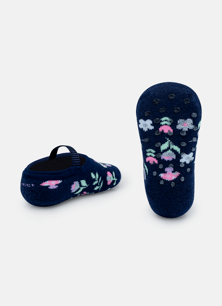 Meia-Sapatilha-Antiderrapante-Bebe-Menina-Unicornio-Encantada