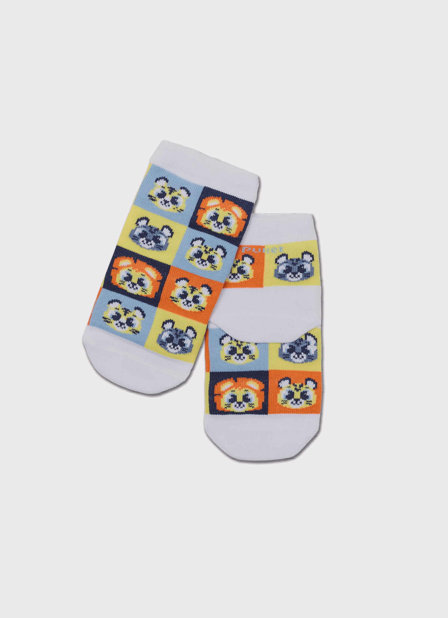 Meia-Cano-Medio-Bebe-Menino-Felinos
