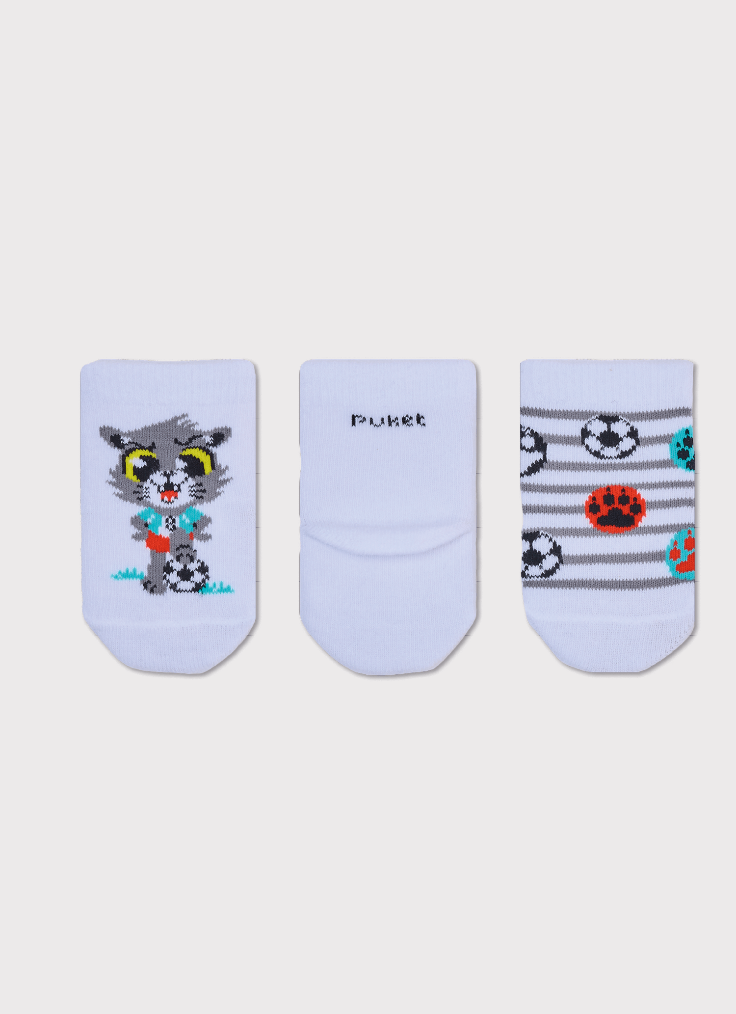 Kit-Com-3-Meias-Cano-Medio-Bebe-Menino-Lobo