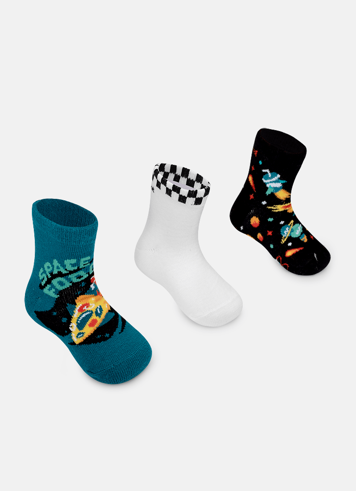 Kit-Com-3-Meias-Cano-Medio-Bebe-Menino-Space-Food