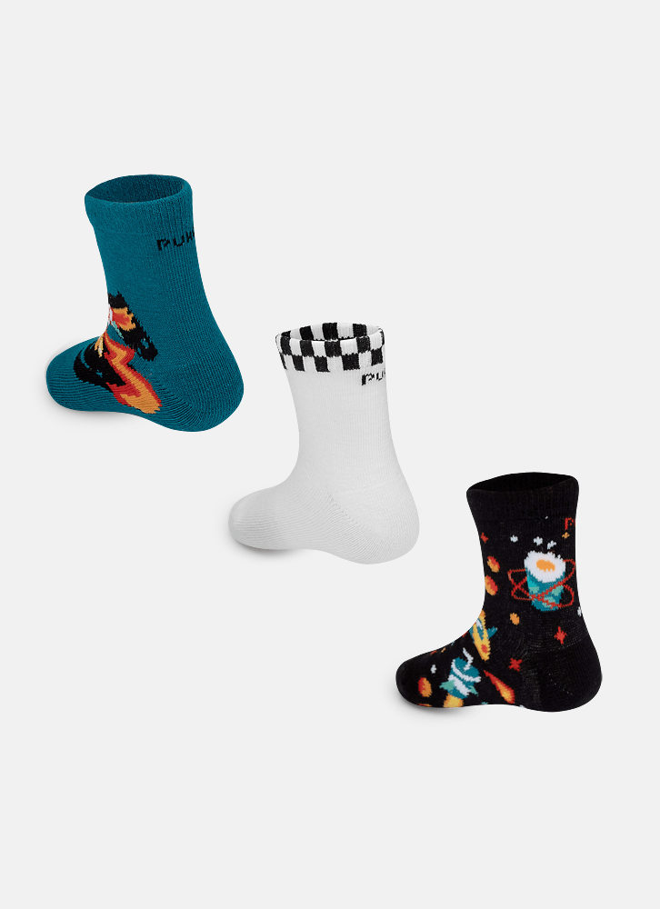Kit-Com-3-Meias-Cano-Medio-Bebe-Menino-Space-Food