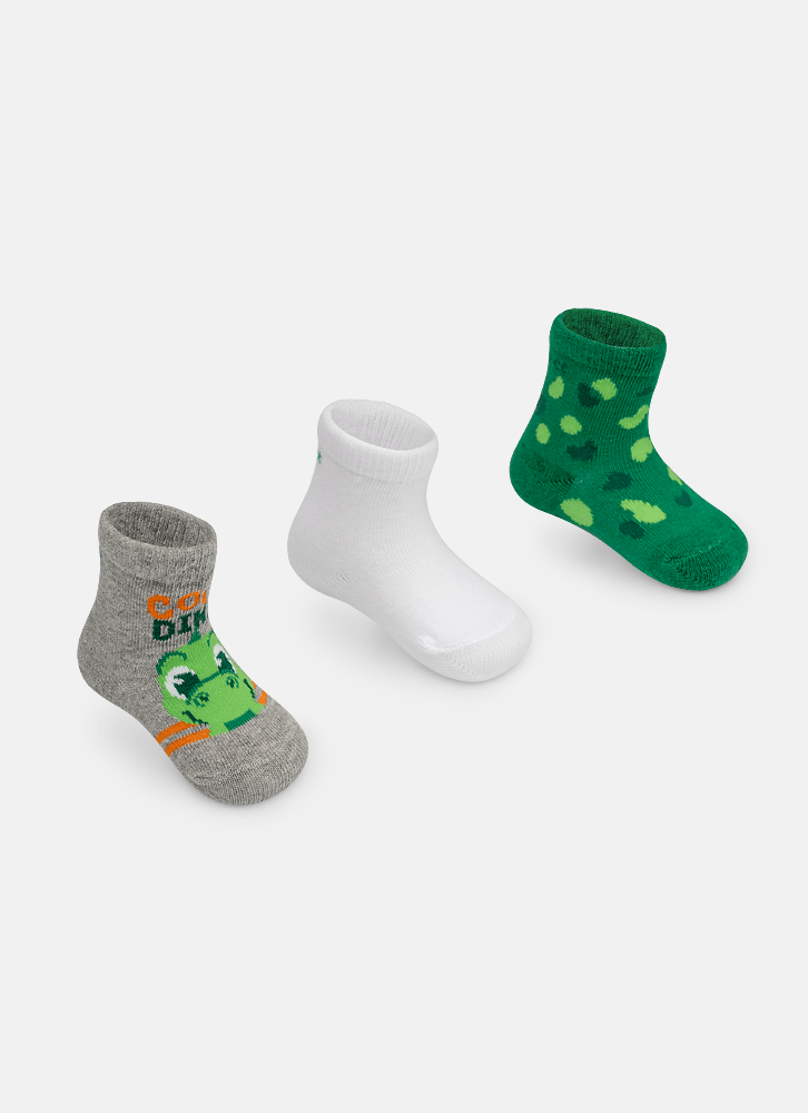 Kit-Com-3-Meias-Cano-Medio-Bebe-Menino-Dino
