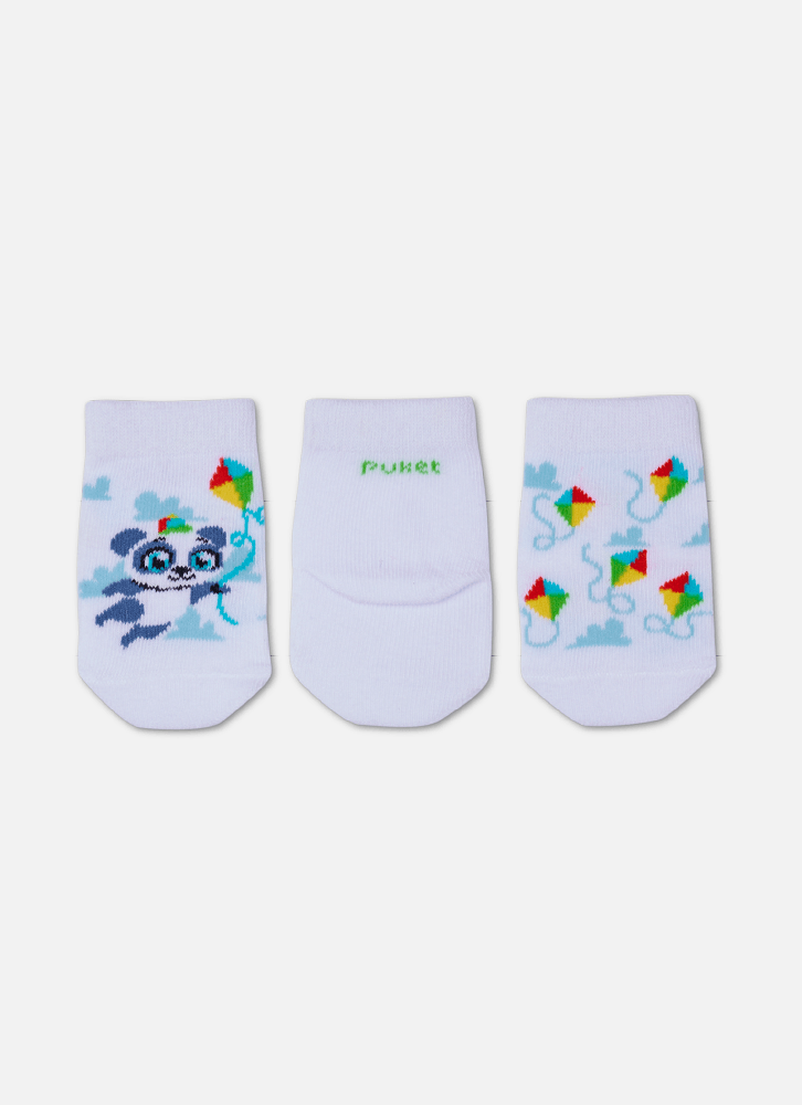 Kit-Com-3-Meias-Cano-Medio-Bebe-Menino-Panda