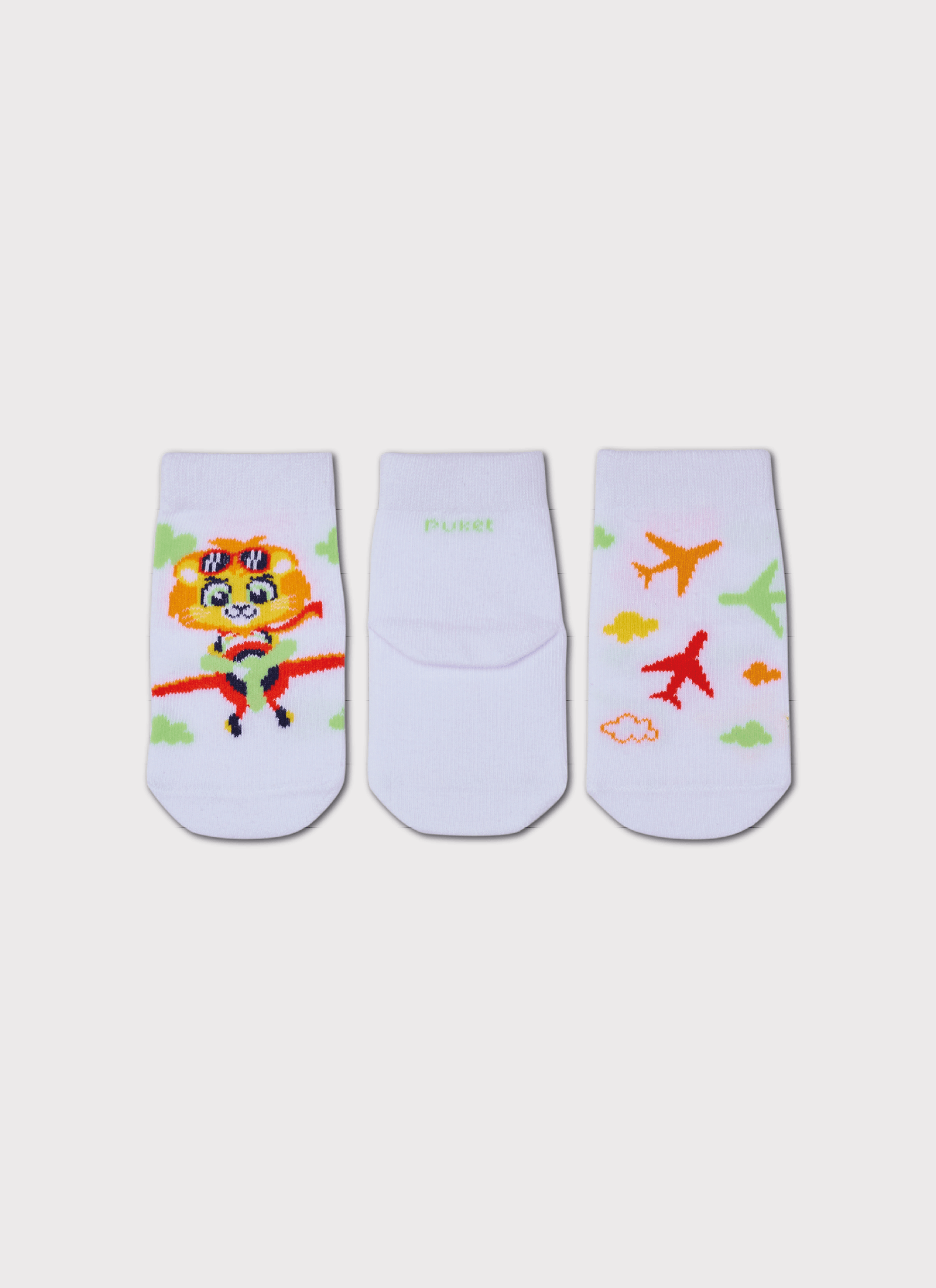 Kit-Com-3-Meias-Cano-Medio-Bebe-Menino-Leao