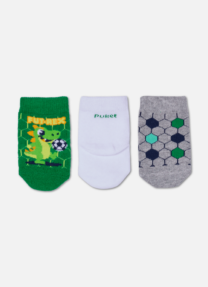 Kit-Com-3-Meias-Cano-Medio-Bebe-Menino-Dino-Futebol