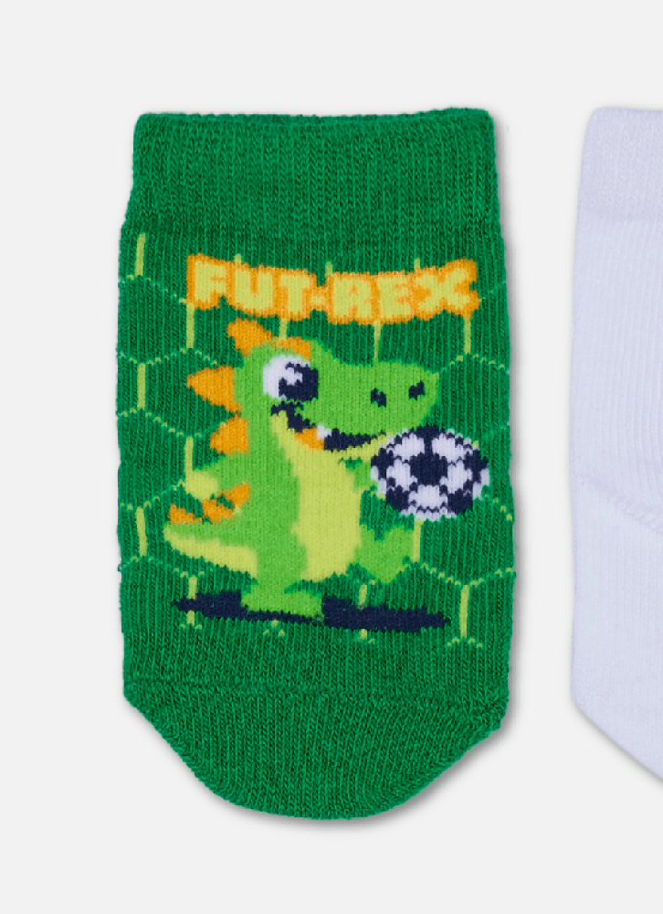 Kit-Com-3-Meias-Cano-Medio-Bebe-Menino-Dino-Futebol
