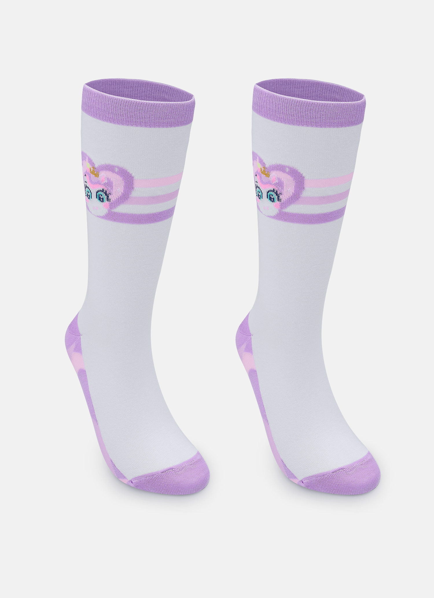 Meia-Cano-Longo-Feminina-Unicornio-Diamante