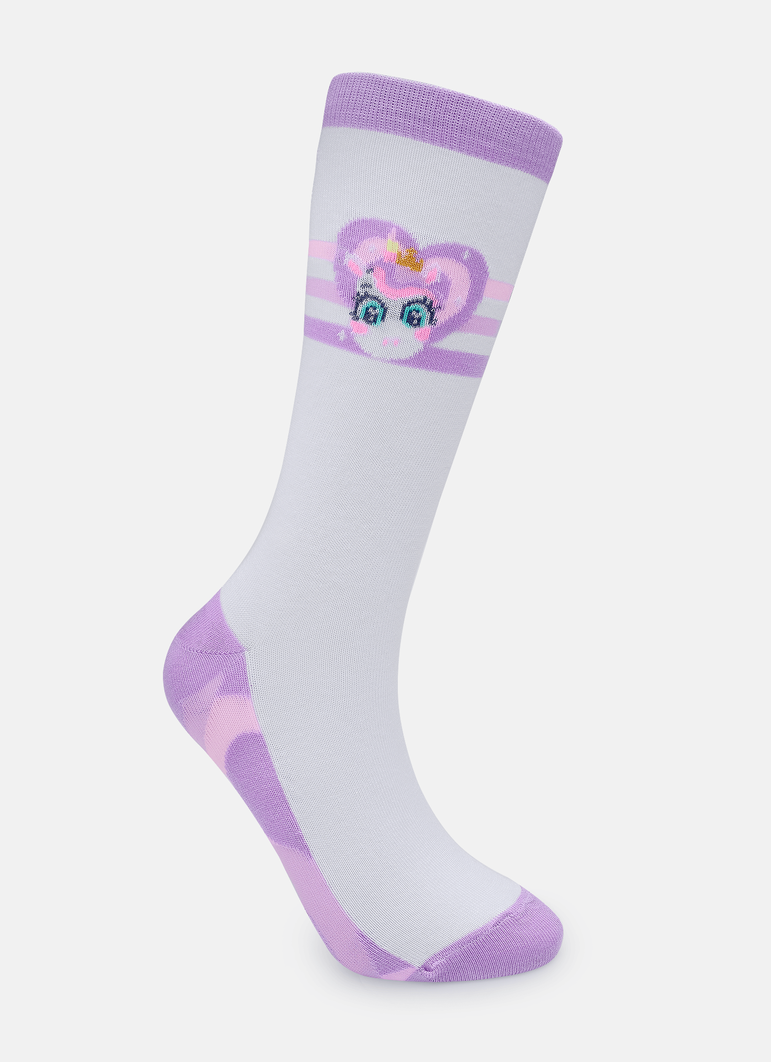 Meia-Cano-Longo-Feminina-Unicornio-Diamante