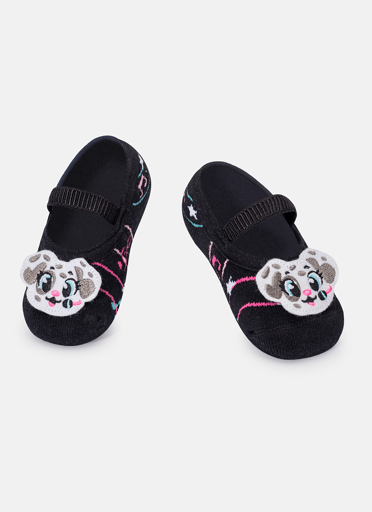 Meia-Sapatilha-Antiderrapante-Bebe-Menina-Dalmata