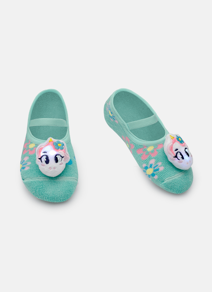 Meia-Sapatilha-Antiderrapante-Com-Aplique-De-Led-Bebe-Menina-Unicornio-Aloha