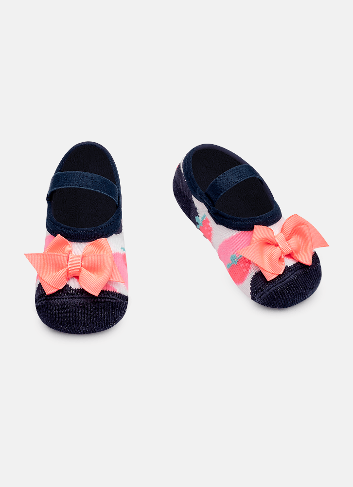 Meia-Sapatilha-Antiderrapante-Bebe-Menina-Vaca-Romantica