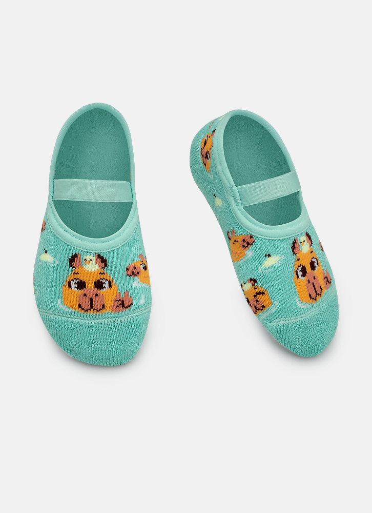 Meia-Sapatilha-Antiderrapante-Bebe-Unissex-Capivara-Vibes