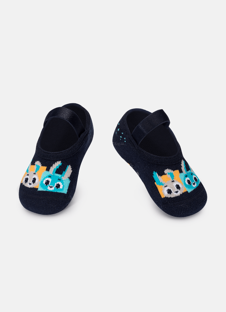Meia-Sapatilha-Antiderrapante-Bebe-Menino-Familia-Coelho