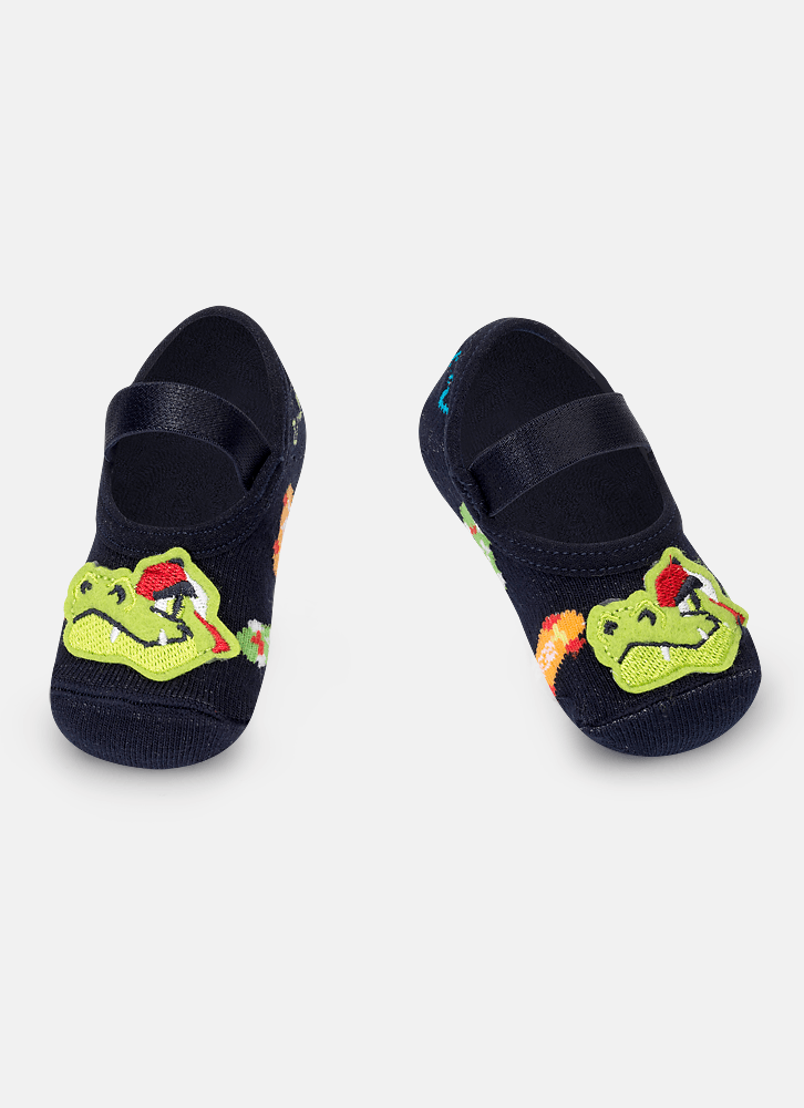 Meia-Sapatilha-Antiderrapante-Bebe-Menino-Dinossauro-Skate