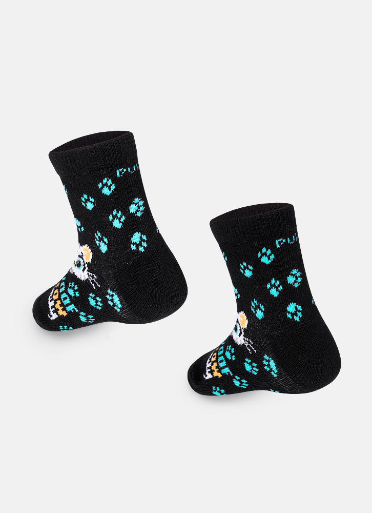 Meia-Cano-Medio-Bebe-Menino-Familia-Pets