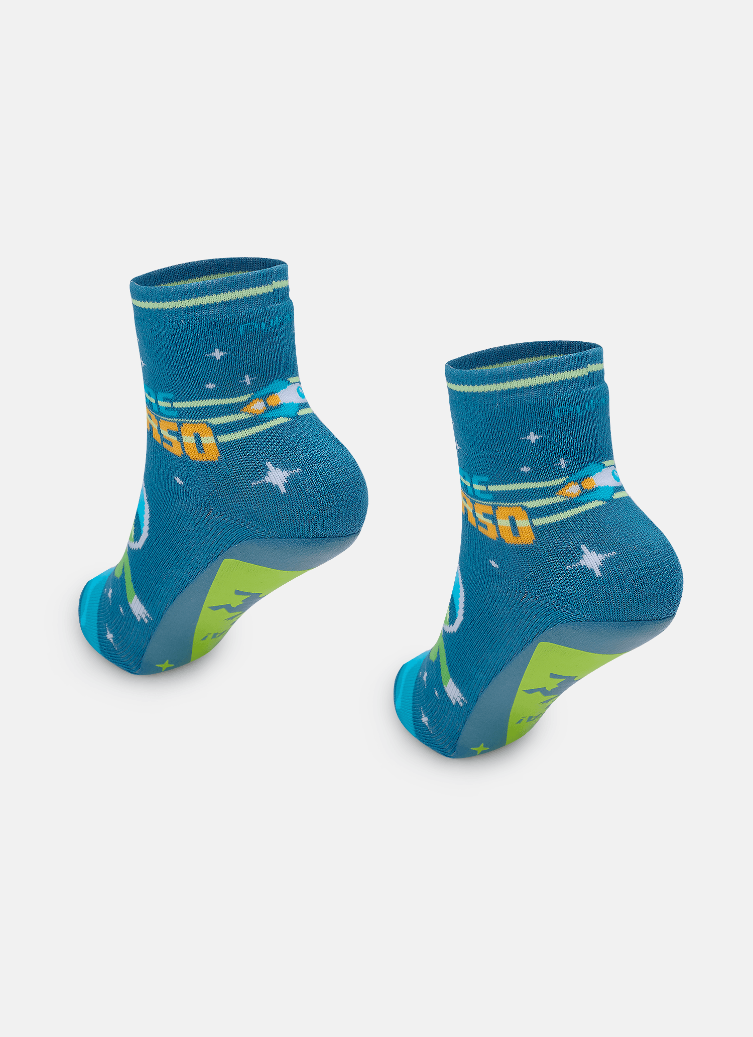 Meia-Cano-Medio-Com-Sola-Emborrachada-Menino-Dino-Astronauta