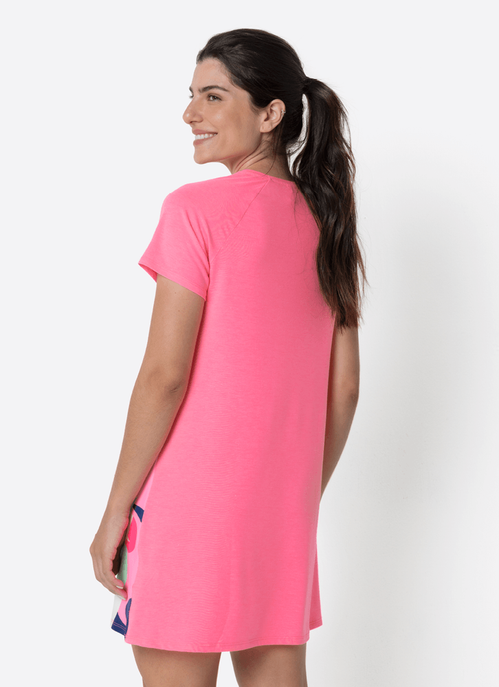 Camisola-Manga-Curta-Viscolycra-Feminina-Unicornio-Encantada