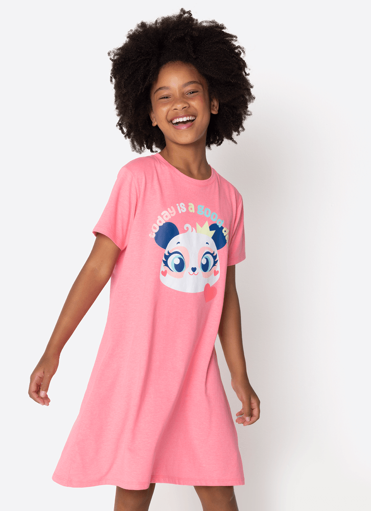 Camisola-Manga-Curta-Algodao-Menina-Teen-Panda-Romantico