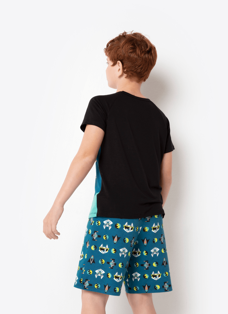 Pijama-Manga-Curta-Viscolycra-Menino-Lobo-Space