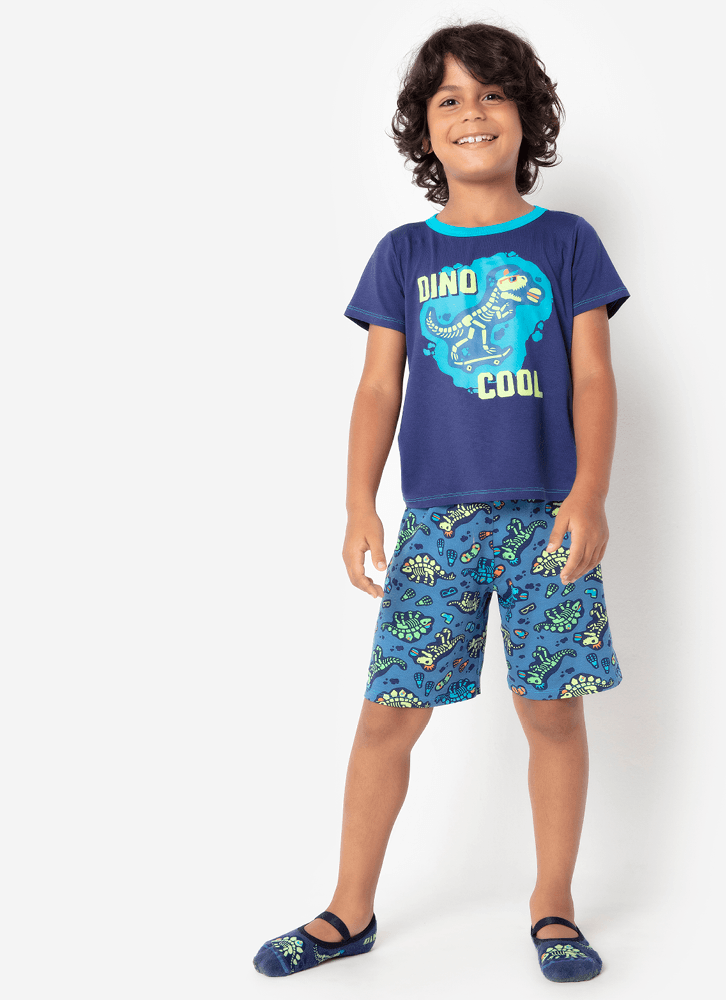 Pijama-Manga-Curta-Viscolycra-Menino-Dinossauro-Fosseis